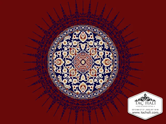 Taç Göbekli Cami Halısı AGB 15