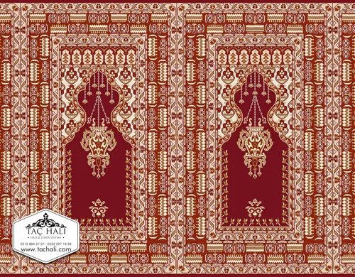 Taç Seccadeli Cami Halısı ASB 07