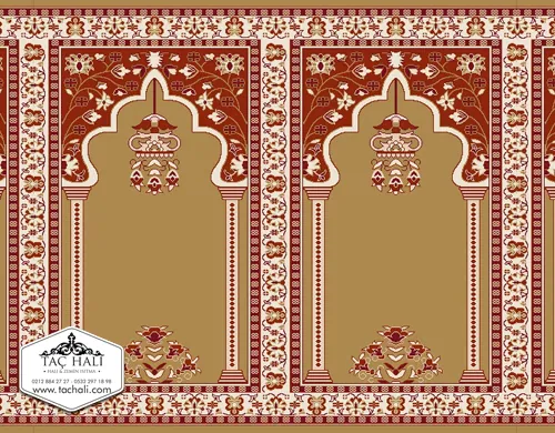 Taç Seccadeli Cami Halısı ASH 05
