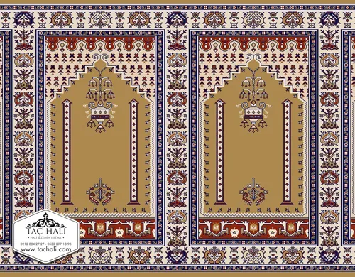 Taç Seccadeli Cami Halısı ASH 06