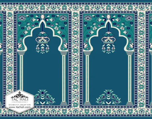 Taç Seccadeli Cami Halısı ASKM 05