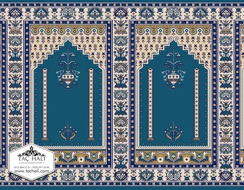 Taç Seccadeli Cami Halısı ASKM 06