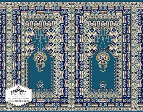 Taç Seccadeli Cami Halısı ASKM 07