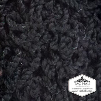 Fluffy Siyah Tüylü Halılar